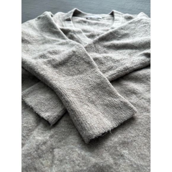 ZARA OVERSIZED KNIT SWEATER - Picture 12 of 13